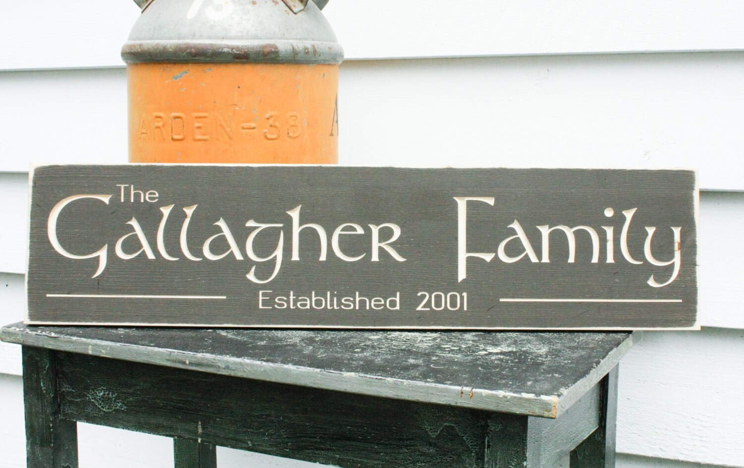 Keltische irische Name Zeichen 8 x 30 personalisierte Etsy