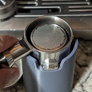 Coffee puck trash can for 54mm Breville 870 Portafilter