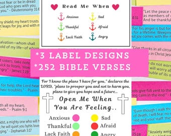 DIY Bible Verse Jar download, scripture jar kit, Bible verse gifts, Christian Gift, Read Me When jar, inspiration jar, Christian craft