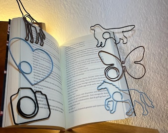 Clippinブックマークコレクション – 7つのデザイン | 3DプリントSTLおよび3MFファイル | 書籍、DIY、ギフト、商用ライセンス