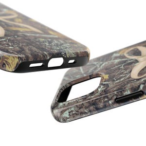 Personalized Camo Phone Case with Bow: Impact-Resistant TPU Lining image 10