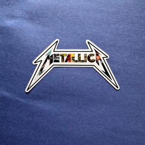 METALLICA CREATURES LOGO die-cut vinyl matte sticker
