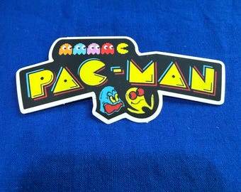 Adesivo in vinile opaco fustellato per videogiochi arcade Pac-Man ARCADE