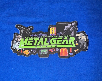 ARCADE Metal Gear Solid die-cut matte vinyl sticker