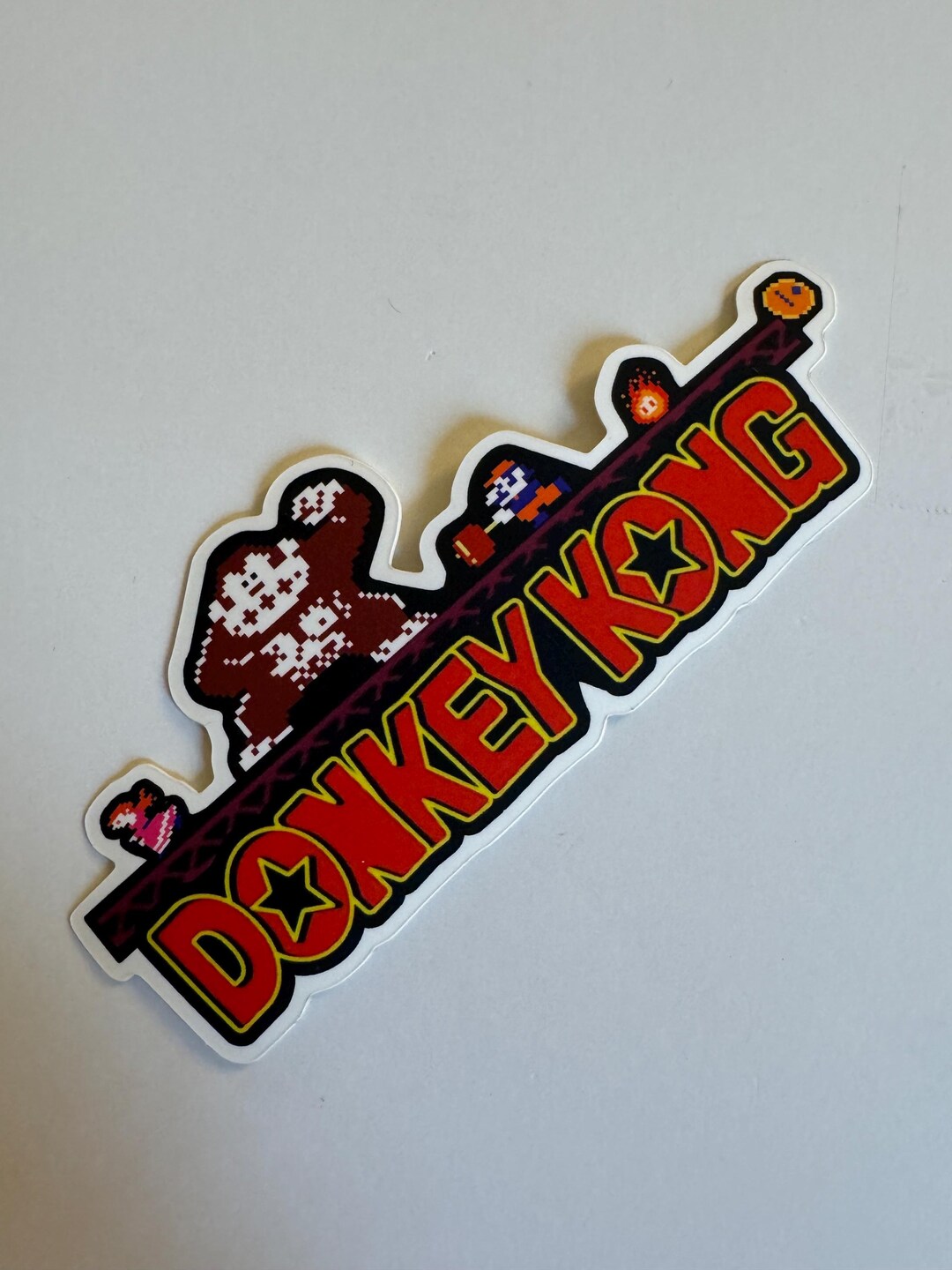 Donkey Kong Arcade Die-cut Matte Vinyl Sticker - Etsy