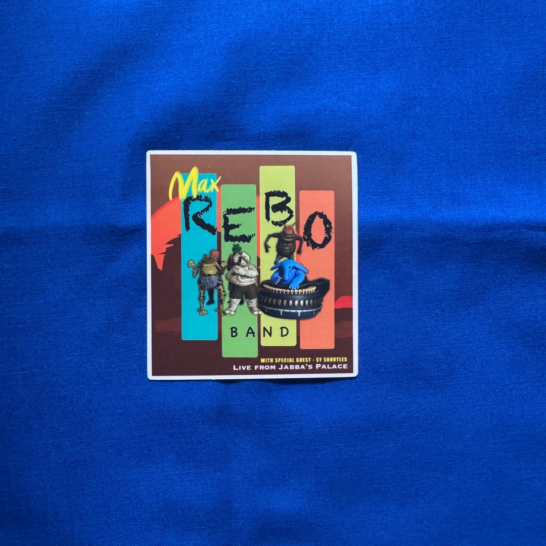 Wars Band Sticker STAR WARS Max Rebo Band Art Die-cut Vinyl Matte Sticker - Etsy