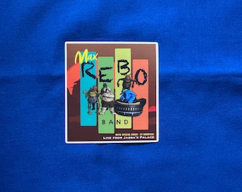 STAR WARS Max Rebo Band art die-cut vinyl matte sticker