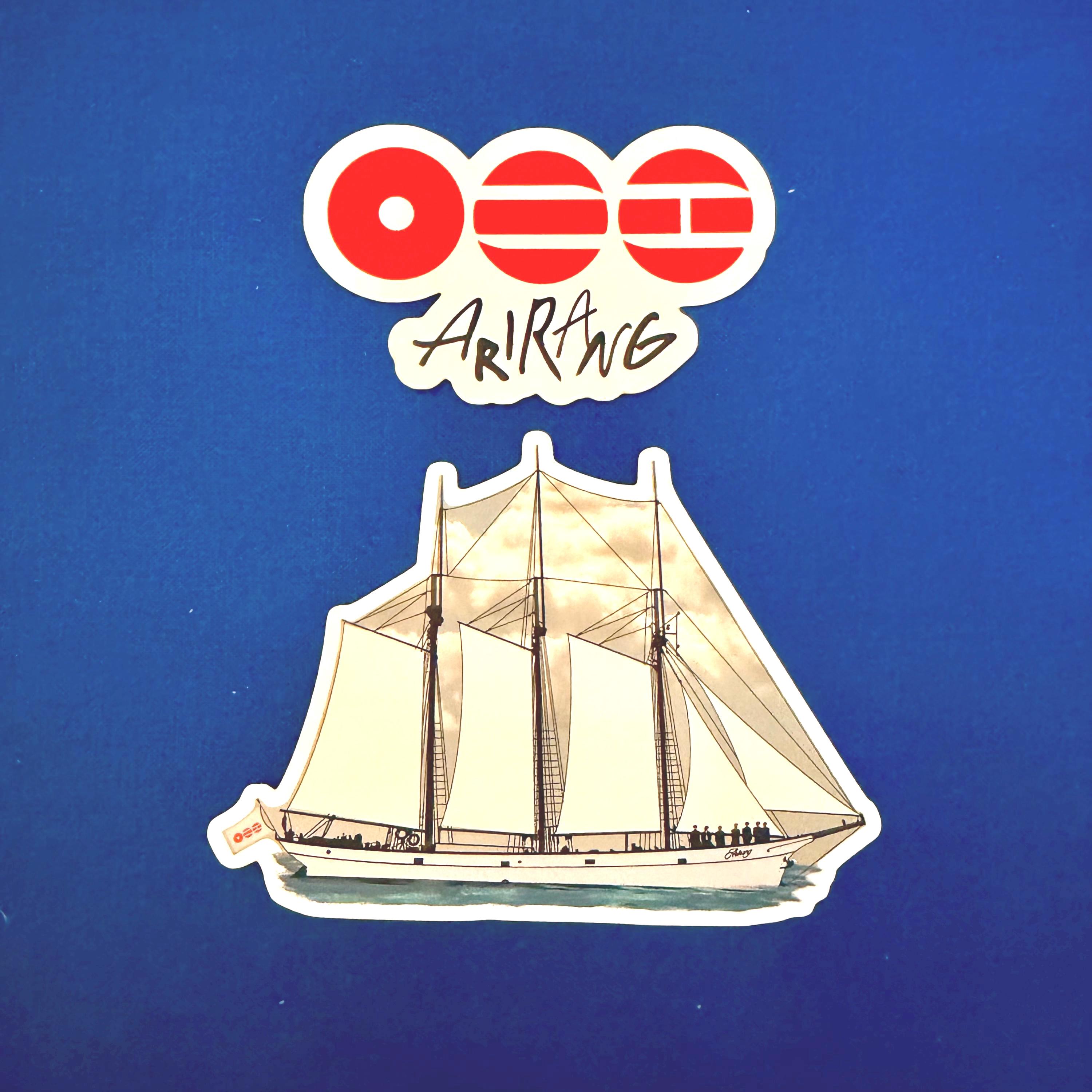 BTS ARIRANG and SWIM Boat Die-cut Vinyl Matte Stickers 2-pack - Etsy
