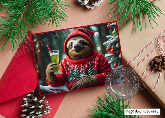 H&m sloth christmas sweater cheap