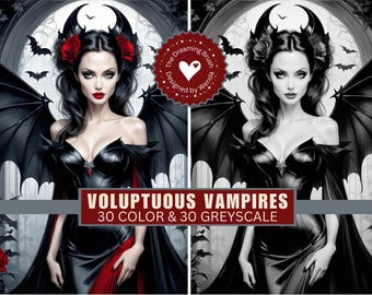 Voluptuous Vamp Wall Art: Jolie Inspired Series (Digital Download)