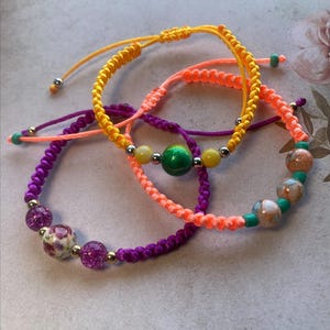 Macrame Beaded Bracelet