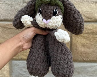 Crochet Bunny Lovey Snuggler