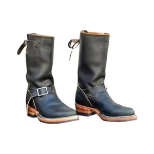 Handmade Engineer Boots For Mens