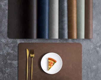 Design Your Table with these leather mats