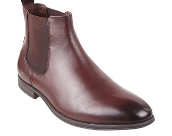 Men Brown Formal Boots