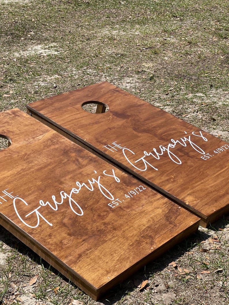 Guestbook Cornhole Set With Bean Bags
