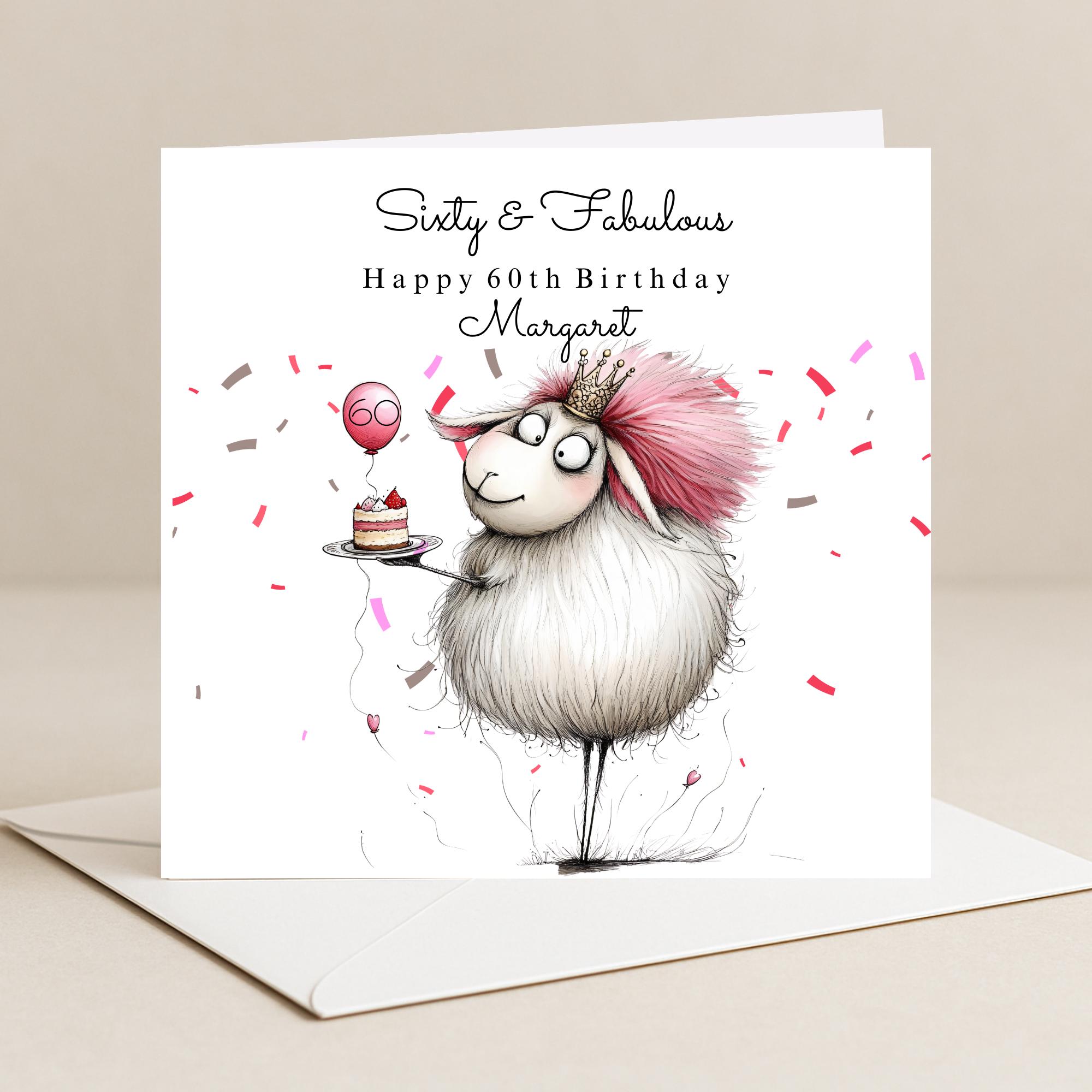 60th Birthday Card - Handmade Birthday Greeting Card For Him - View #10