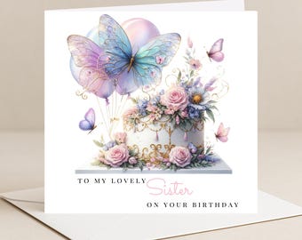 Sister Birthday Card | Birthday Card for Sister | Card for Her | Special Sister Birthday Card | From Sister | Sister card | special sister