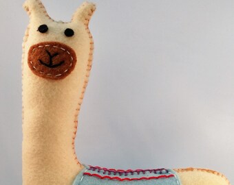 llama stuffed toy animal handmade - fortnite llama plush uk