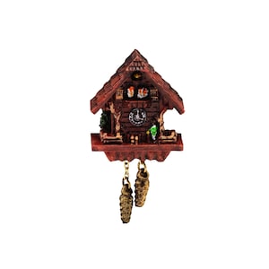 001.399/5 - Puppenhaus Miniatur Kuckucksuhr - Silly Sisters