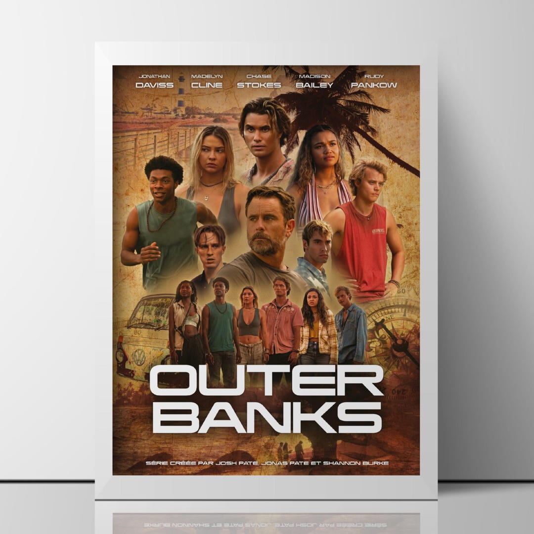 Outer Banks Poster Print Netflix Series The Pogues JJ P4L Etsy