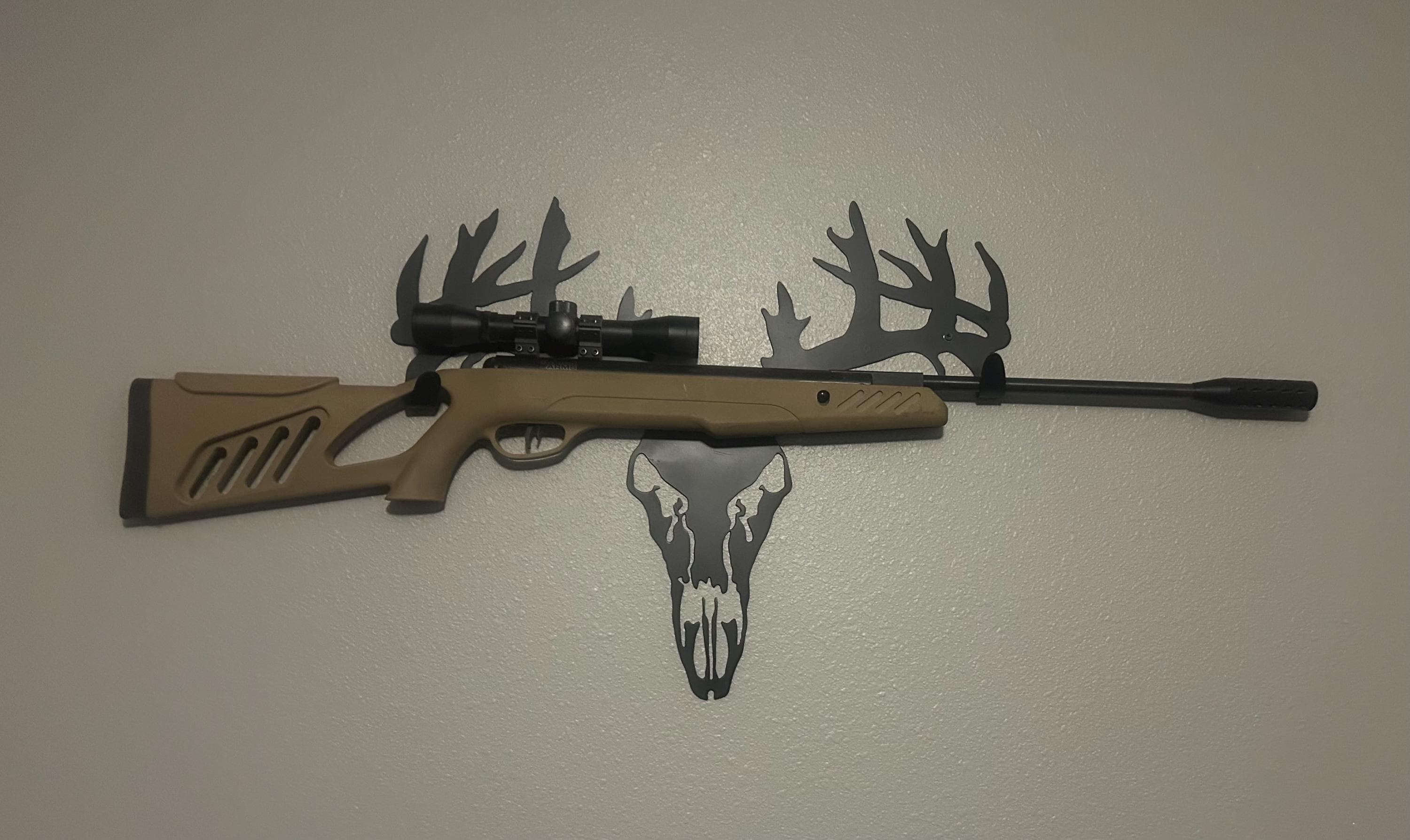 Devil Deer Rack Deer Skull Bow Rack - Etsy
