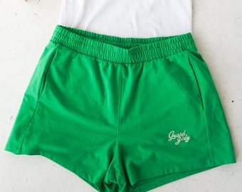 Color Guard Upcycled Guard Girly Embroidered Shorts