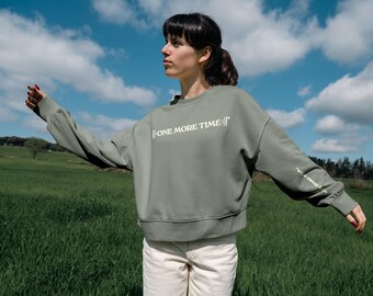 Marching Band, Color Guard  "One More Time" Repeat Dots Crewneck