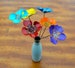 Six Realistic artificial metal poppies for planter accents outdoor spaces colorful centerpieces desert winter flowers bathroom free shipping 