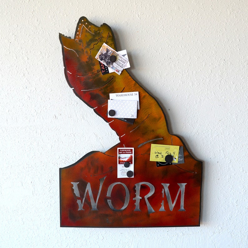 Dune Sand Worm Dunewall Hanging Metal Art Board Etsy