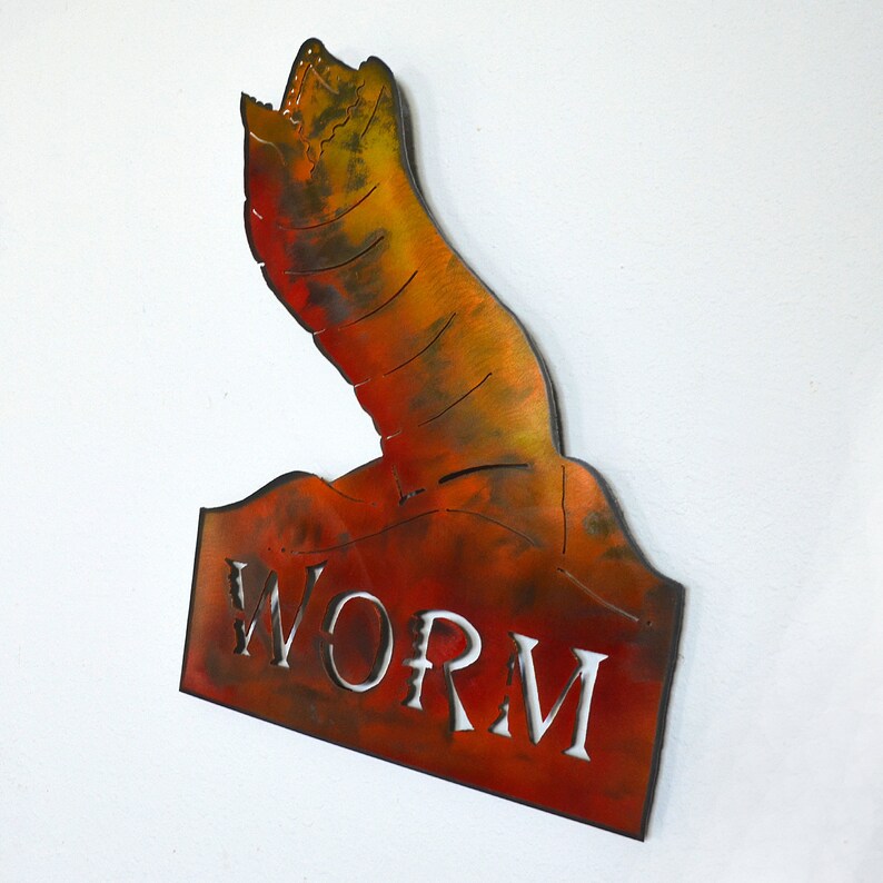 Dune Sand Worm Dunewall Hanging Metal Art Board Etsy