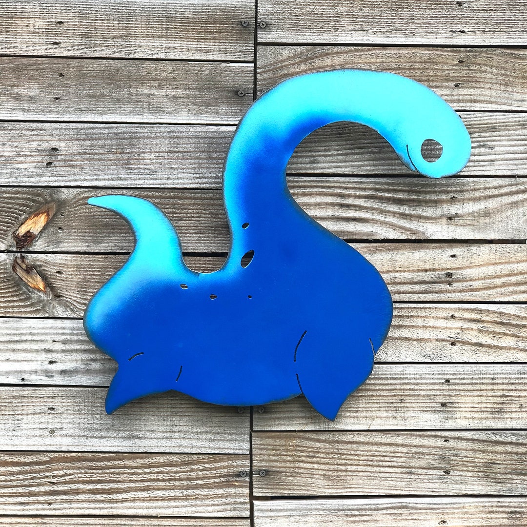 Plesiosaur Wall Hanging Metal Dinosaur Unique Dinosaur Home Etsy