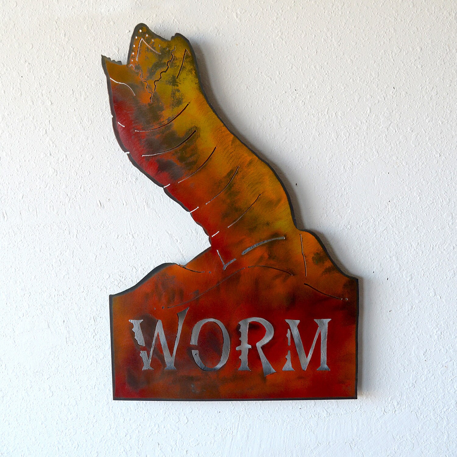Dune Sand Worm Dunewall Hanging Metal Art Board Etsy