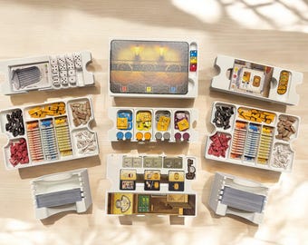 Grand Austria Hotel and Let's Waltz Insert / Organizer - Holds Meeple Source Food Upgrades