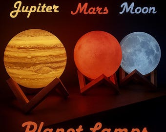 LED-Lampen mit Planeten-Thema - Beeindruckendes himmlisches Dekor