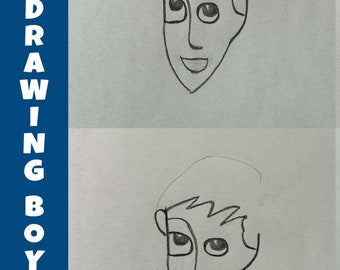 Step-by-Step Drawing Guide for Kids | Educational Drawing Tutorial | Fun Art Activity for Children | Drawing Boy
