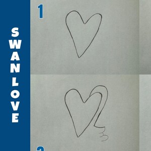 Step-by-Step Drawing Guide for Kids | Educational Drawing Tutorial | Fun Art Activity for Children | Swan Love