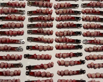Bloody gum teeth clips (TWO CLIP SET!)