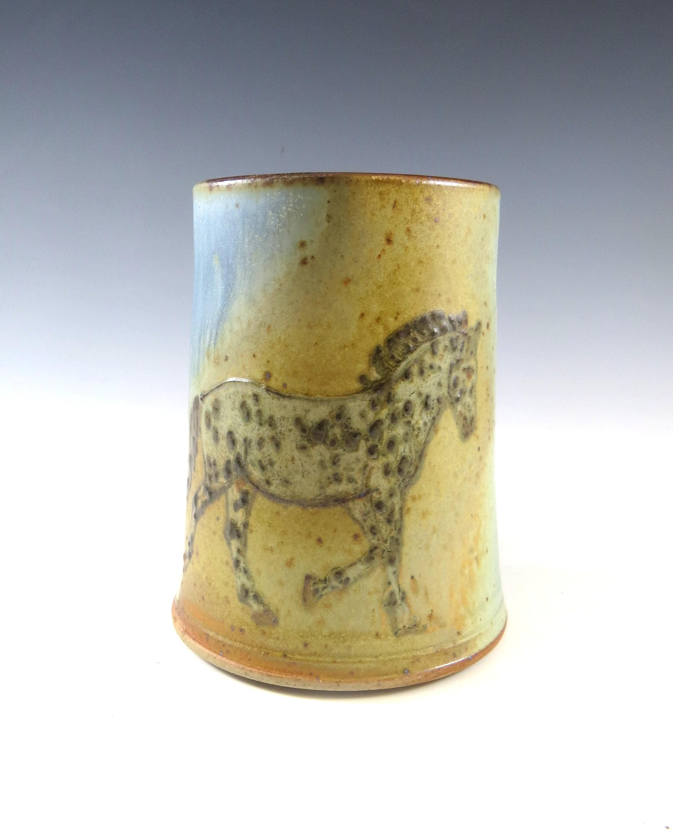 Black Leopard Appaloosa Horse Mug