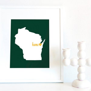 Green Bay is My Home // 8x10 Digital Wisconsin Print