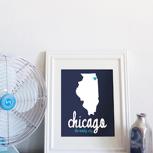 Chicago, die windige Stadt / / 8 x 10 Digital-Druck