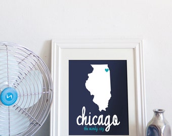 Chicago, The Windy City // 8x10 Digital Print