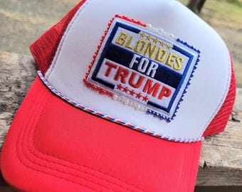 Blondes For Trump Trucker Hat