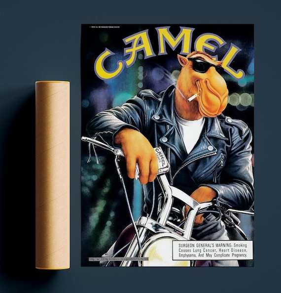 Camel Cigarette Poster | Camel Poster Print | Camel Poster Gift | Camel  Wall Art | All Sizes