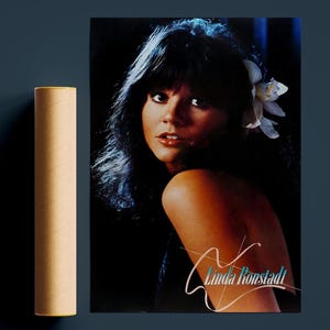Linda Ronstadt Poster Print | Musician Poster Print | Rock Lover Gift | Linda Ronstadt Gift | High Quality Vintage Poster Gift | All Sizes