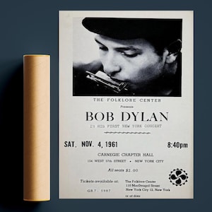 Bob Dylan Poster | Famous High Quality Poster | Cool Poster Gift | Bob Dylan Wall Art | All Sizes