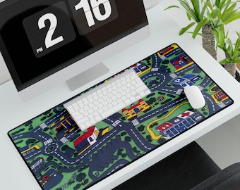 City Carpet Nostalgia Mousepad, 90s Mousepad, High Quality Mousepad, Nostalgia Art Desk Mat, High Quality Print