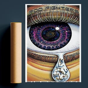 Foo Fighters High-Quality Wall Art Poster | Unique Rock Band Gift Idea | Multiple Sizes Available