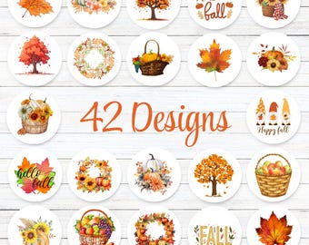 Autumn Stickers | Fall Stickers | Harvest Stickers | Pumpkin Stickers | Thanksgiving Stickers | Thanksgiving Envelope Seals