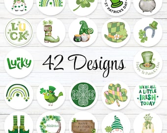 St Patrick's Day Stickers | St Patrick's Day Label | St Patrick's Day Envelope Seal | St Patrick's Day Party Favor Label